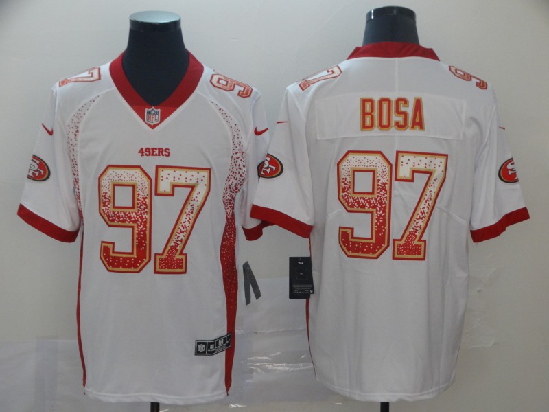 Men's San Francisco 49ers Nick Bosa #97 White Jersey
